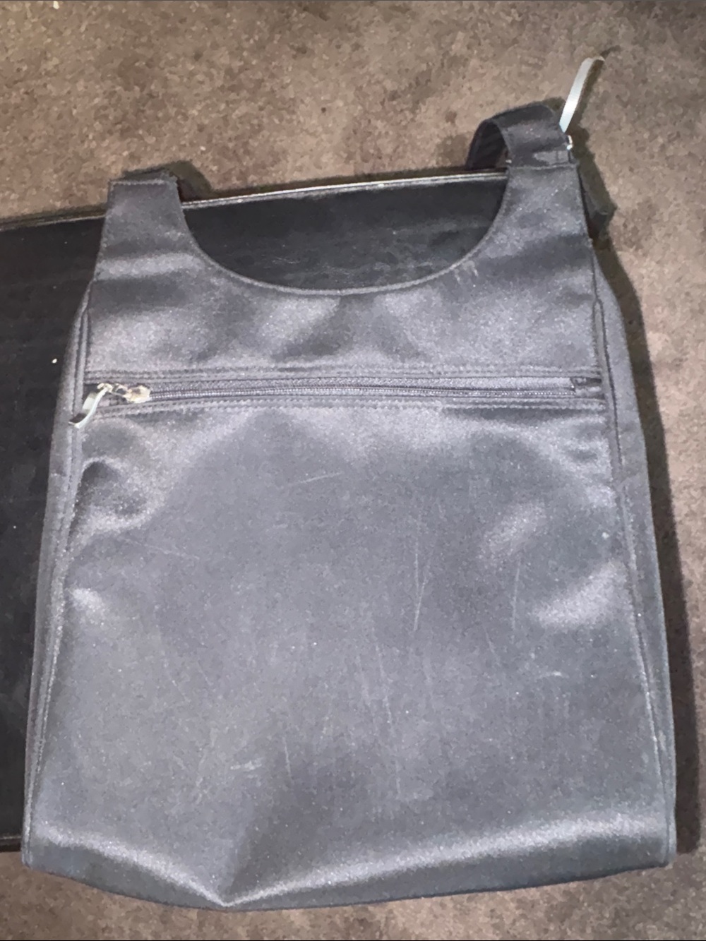 Prada Black Nylon Messenger Bag with Front Flap Pocket - Picture 5 of 7